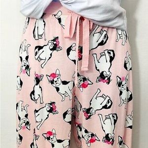 frenchie pajama pants
